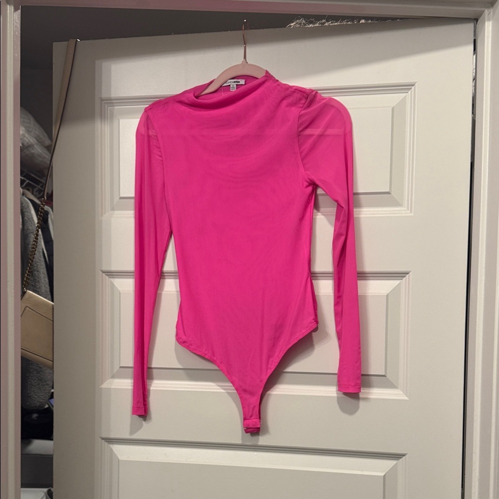 Fashion Nova Vibrant Pink Kids Bodysuit